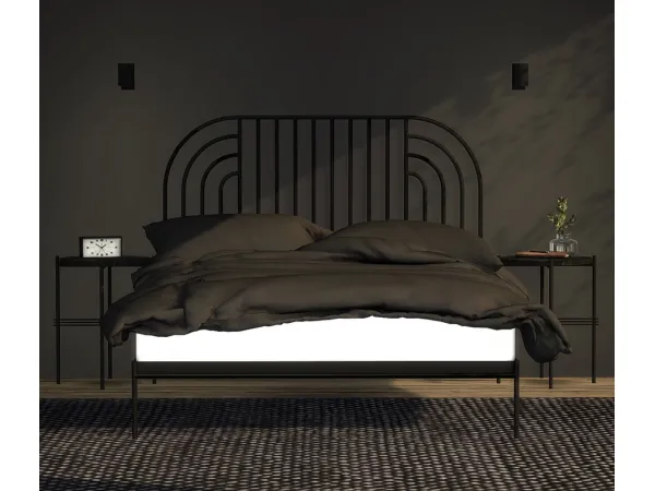 Alpha Anyday Swirl Metal Double Bed Newgate Wideboy Alarm Clock - The Sims 4 Custom Content
