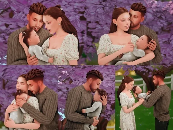Mix Newborn Bliss Pose Pack - The Sims 4 Custom Content