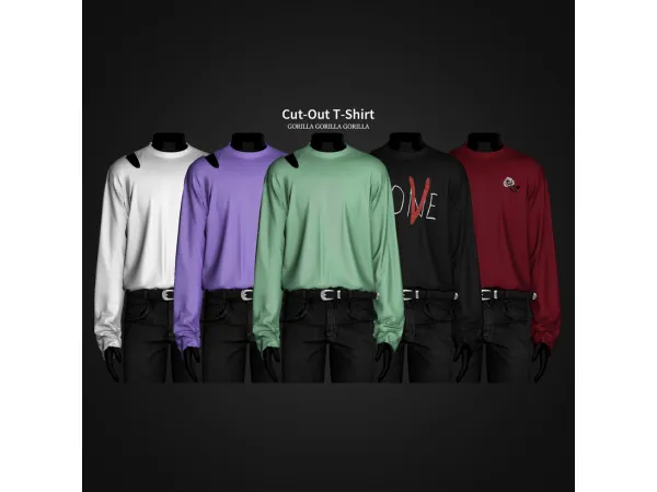 Cut-Out T-Shirt by Gorilla Gorilla Gorilla
