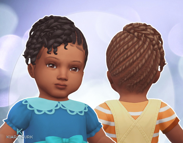 Maxis Match Karly Curls for Infants by simsfinds - The Sims 4 Custom Content