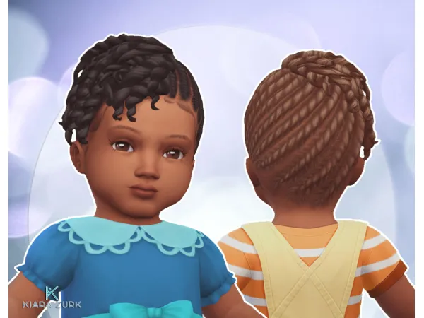 Maxis Match Karly Curls for Infants by Kiara Zurk - The Sims 4 Custom Content