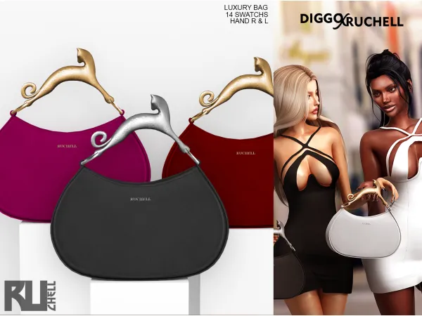 Alpha LUXURY BAG - The Sims 4 Custom Content