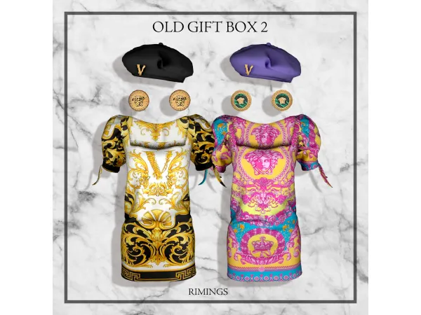 Alpha [RIMINGS] OLD GIFT BOX 2 by RIMINGS - The Sims 4 Custom Content