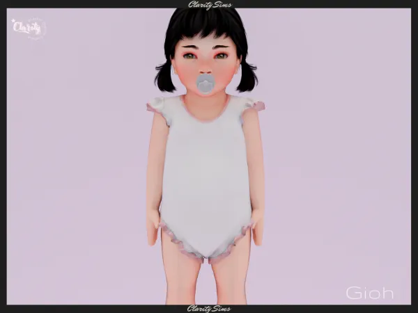 Alpha Gioh Outfit Infant - The Sims 4 Custom Content