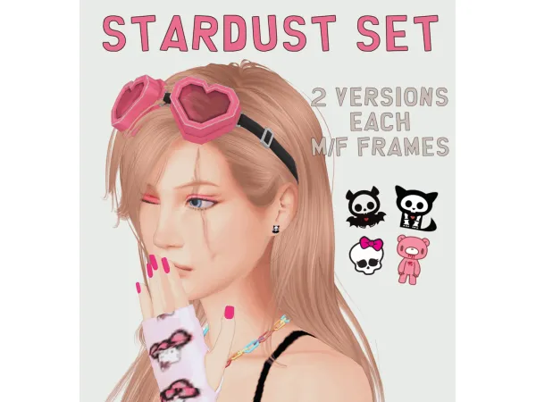 Mix [REAPER428] STARDUST SET - The Sims 4 Custom Content