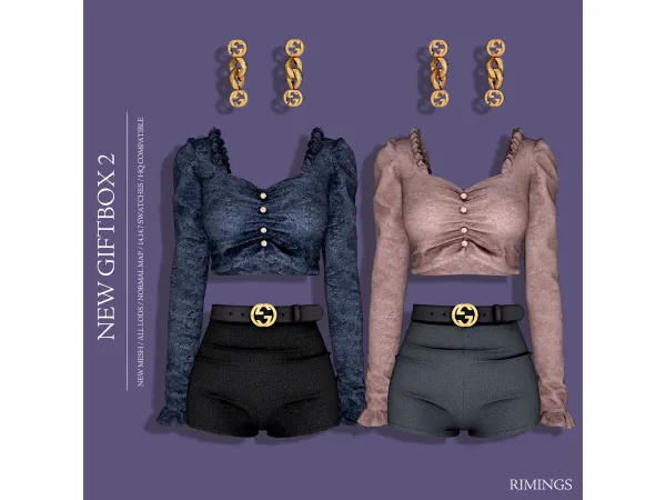 Alpha [RIMINGS] NEW GIFT BOX 2 by RIMINGS - The Sims 4 Custom Content