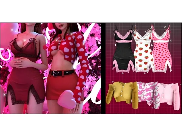 Alpha SASHA SET - The Sims 4 Custom Content