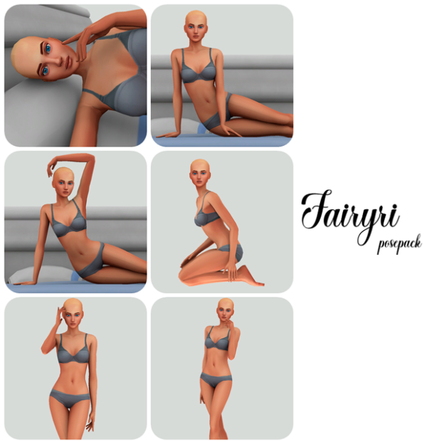 Alpha Faiyri Posepack by bommie-sims - The Sims 4 Custom Content