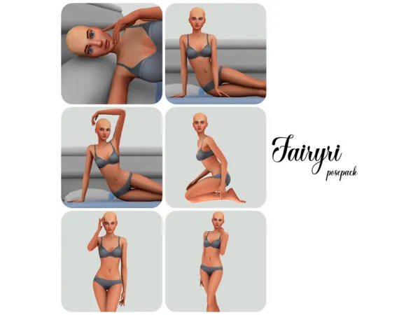 Alpha Faiyri Posepack - The Sims 4 Custom Content