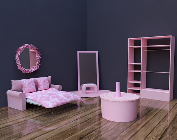 Alpha Studio Apartment Furniture Set by simmerkatex - The Sims 4 Custom Content