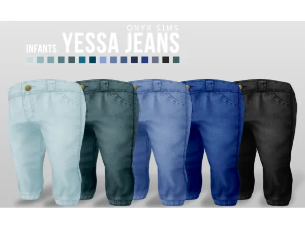 Maxis Match YESSA JEANS [INFANTS] - The Sims 4 Custom Content