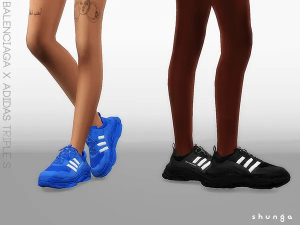 Alpha Balenciaga x Adidas Triple S - The Sims 4 Custom Content