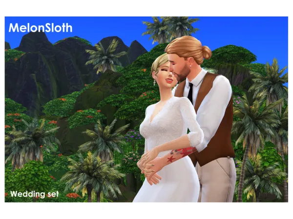 Maxis Match Wedding set - The Sims 4 Custom Content