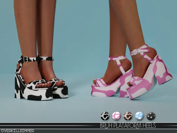 Alpha Bruh plataform heels - The Sims 4 Custom Content