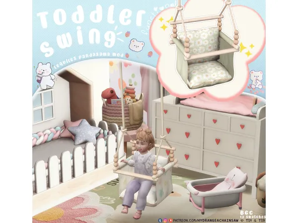 Maxis Match toddler swing - The Sims 4 Custom Content