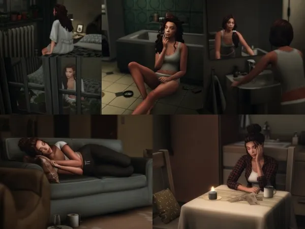 Mix Just Life Pose Pack - The Sims 4 Custom Content