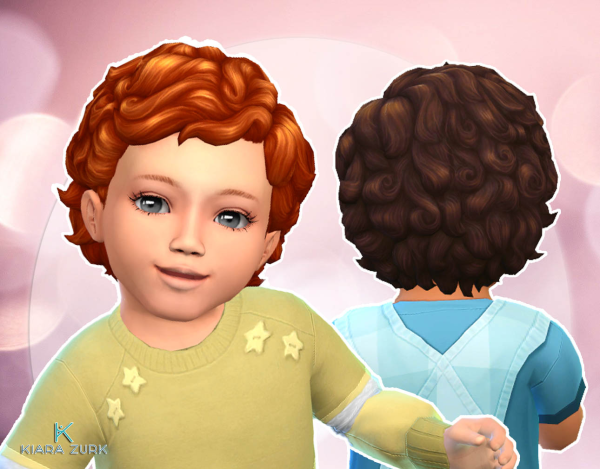 Maxis Match Medium Curly for Infants by simsfinds - The Sims 4 Custom Content