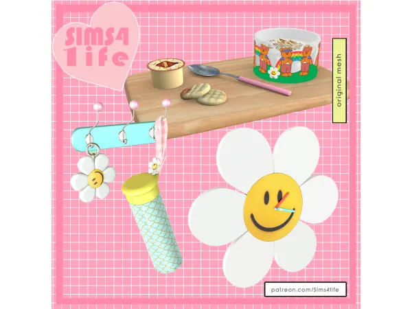 Mix Smiley set - The Sims 4 Custom Content