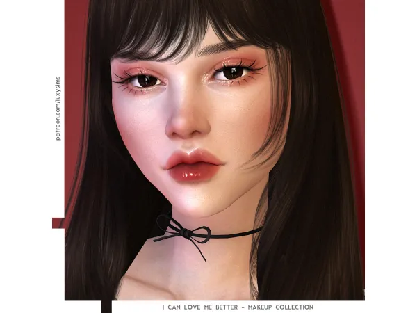 Alpha I Can Love Me Better Makeup Collection - The Sims 4 Custom Content