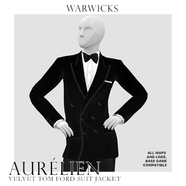 Maxis Match SUITS YOU SIR AURÉLIEN SUIT JACKET by simsfinds - The Sims 4 Custom Content