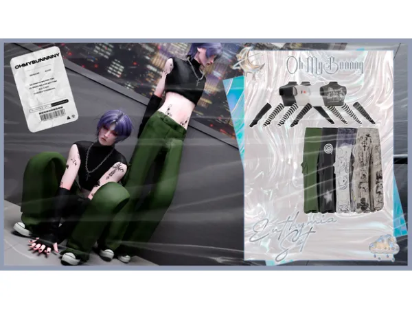 Alpha KITTEN EUTHYMIA SET - The Sims 4 Custom Content