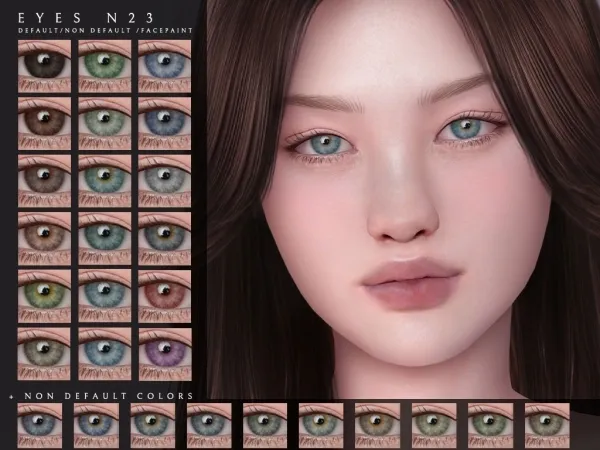 Alpha Eyes N23 - The Sims 4 Custom Content