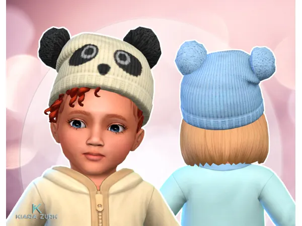 Maxis Match Pumped Up Pom Pom Hat for Infants by Kiara Zurk - The Sims 4 Custom Content