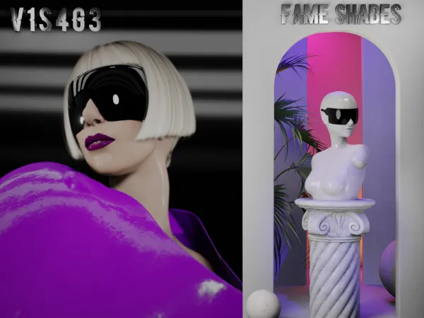 Alpha V1S4G3 FAME SHADES by v1s4g3 - The Sims 4 Custom Content