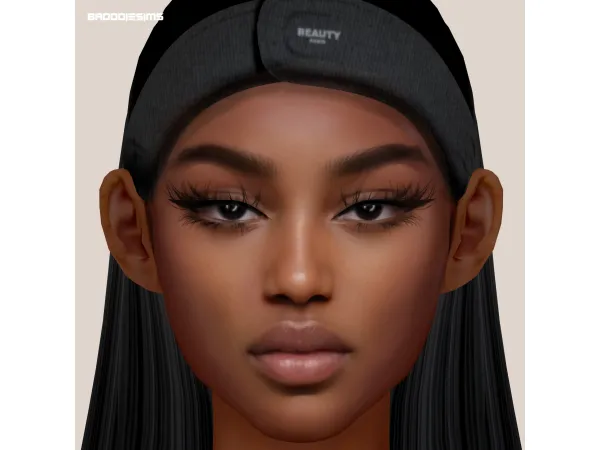 Alpha 3D LASHES L44 L45 L46 by BADDDIESIMS - The Sims 4 Custom Content