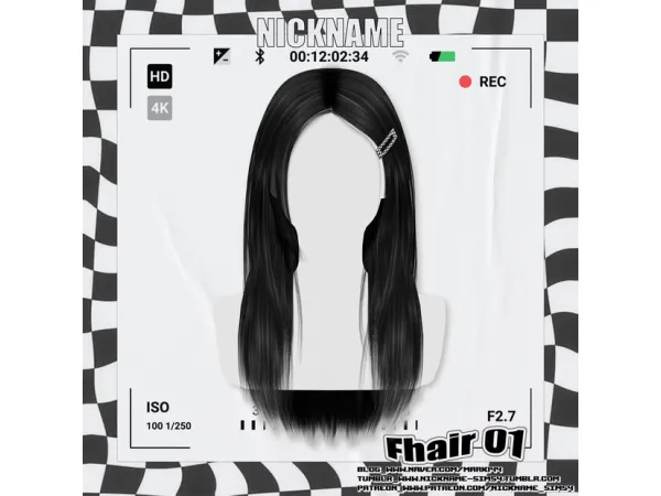 Alpha Fhair 01 by nickname_sims4 - The Sims 4 Custom Content