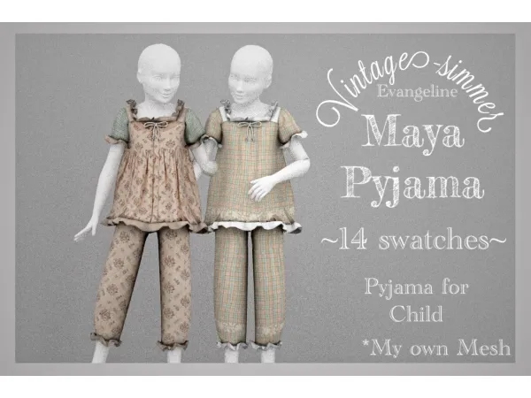 Alpha Pyjama Party Collection - The Sims 4 Custom Content