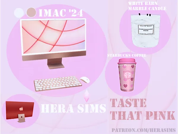 Alpha Taste that pink collection - The Sims 4 Custom Content