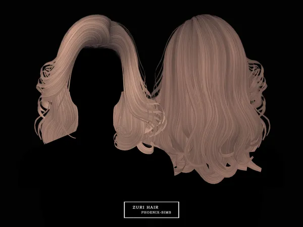 Alpha Zuri Hair - The Sims 4 Custom Content