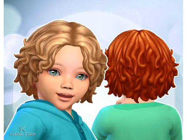 Maxis Match Luke Hair for Infants by Kiara Zurk - The Sims 4 Custom Content
