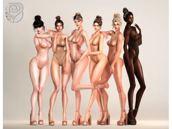 Mix [ROSELIPA] All for Us by ROSELIPA - The Sims 4 Custom Content