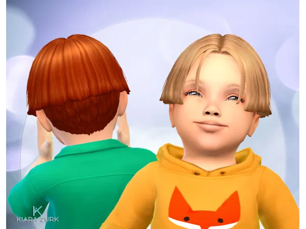 Maxis Match Dylan Hairstyle for Infants by Kiara Zurk - The Sims 4 Custom Content