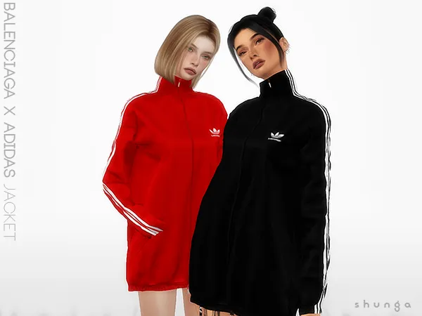 Alpha SHUNGA Balenciaga x Adidas Tracksuit (early access) - The Sims 4 Custom Content