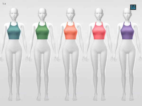 Maxis Match Spring Tanktop 2 - The Sims 4 Custom Content