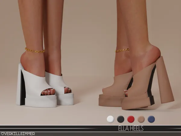 Alpha Ella heels - The Sims 4 Custom Content
