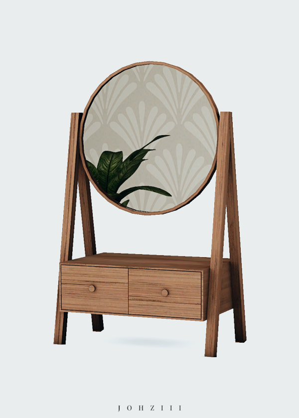 johziii_obj_bedroomfloormirror by simsfinds - The Sims 3 Custom Content