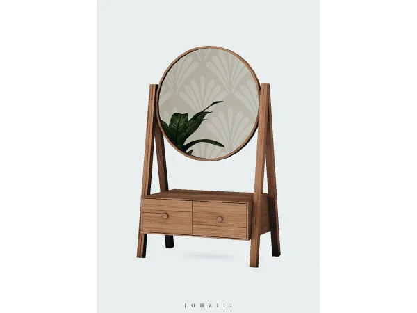johziii_obj_bedroomfloormirror - The Sims 3 Custom Content