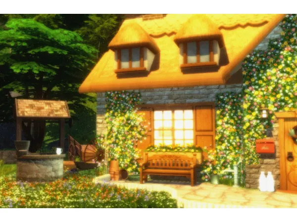 Maxis Match [gloomytrait] Cottagecore Flowers Set - The Sims 4 Custom Content