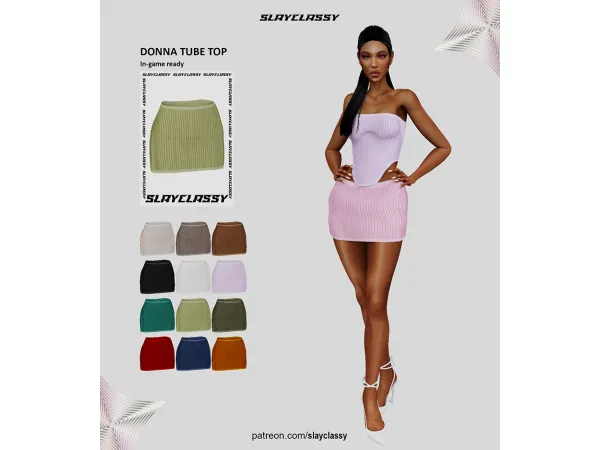 Alpha SC141 DONNA SKIRT - The Sims 4 Custom Content