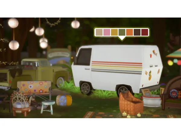 Maxis Match that 70s van by citrlet - The Sims 4 Custom Content