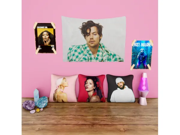 Alpha celebrity aestethic clutter decor - The Sims 4 Custom Content