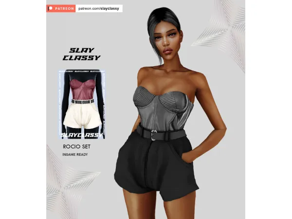 Alpha SC Rocio Jumpsuit - The Sims 4 Custom Content