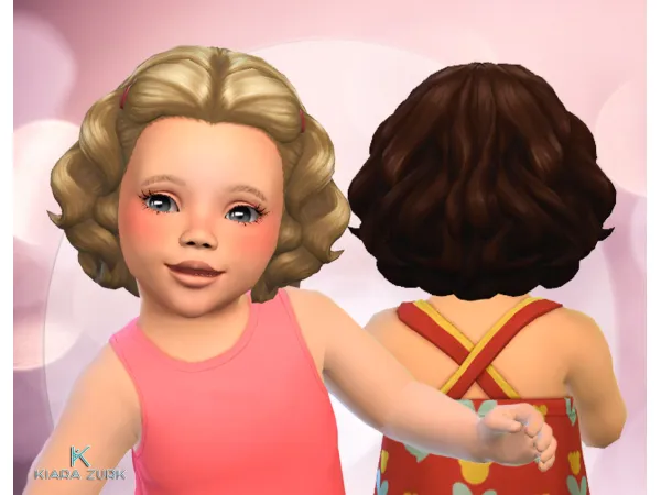 Maxis Match Lovely Curls for Infants by Kiara Zurk - The Sims 4 Custom Content