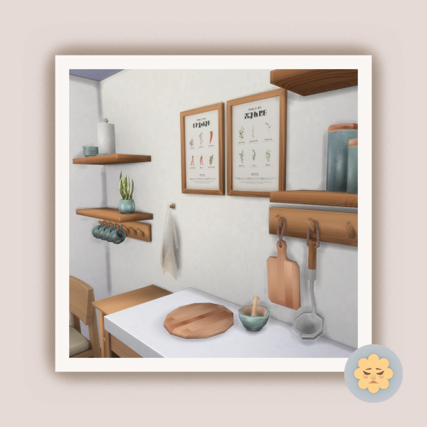 Maxis Match Simply Striking Kitchen Collection by simsfinds - The Sims 4 Custom Content