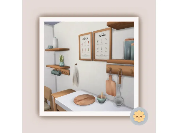 Maxis Match Simply Striking Kitchen Collection by Who Is Sage - The Sims 4 Custom Content