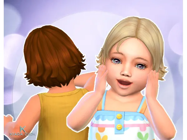Maxis Match Sharon Hairstyle for Infants by Kiara Zurk - The Sims 4 Custom Content